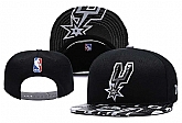 San Antonio Spurs Team Logo Adjustable Hat YD (2)